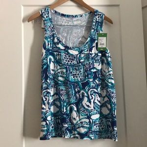Lilly Pulitzer Crayton Tank NWT. Size Medium.